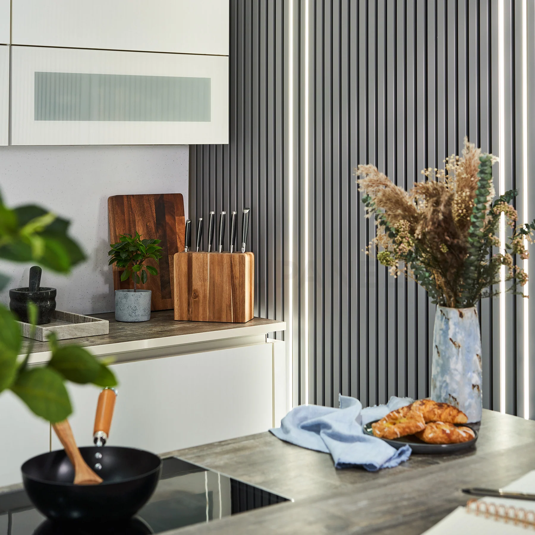 Acupanel® Contemporary Arctic Grey Wrapped Acoustic Wall Panels - Image 6