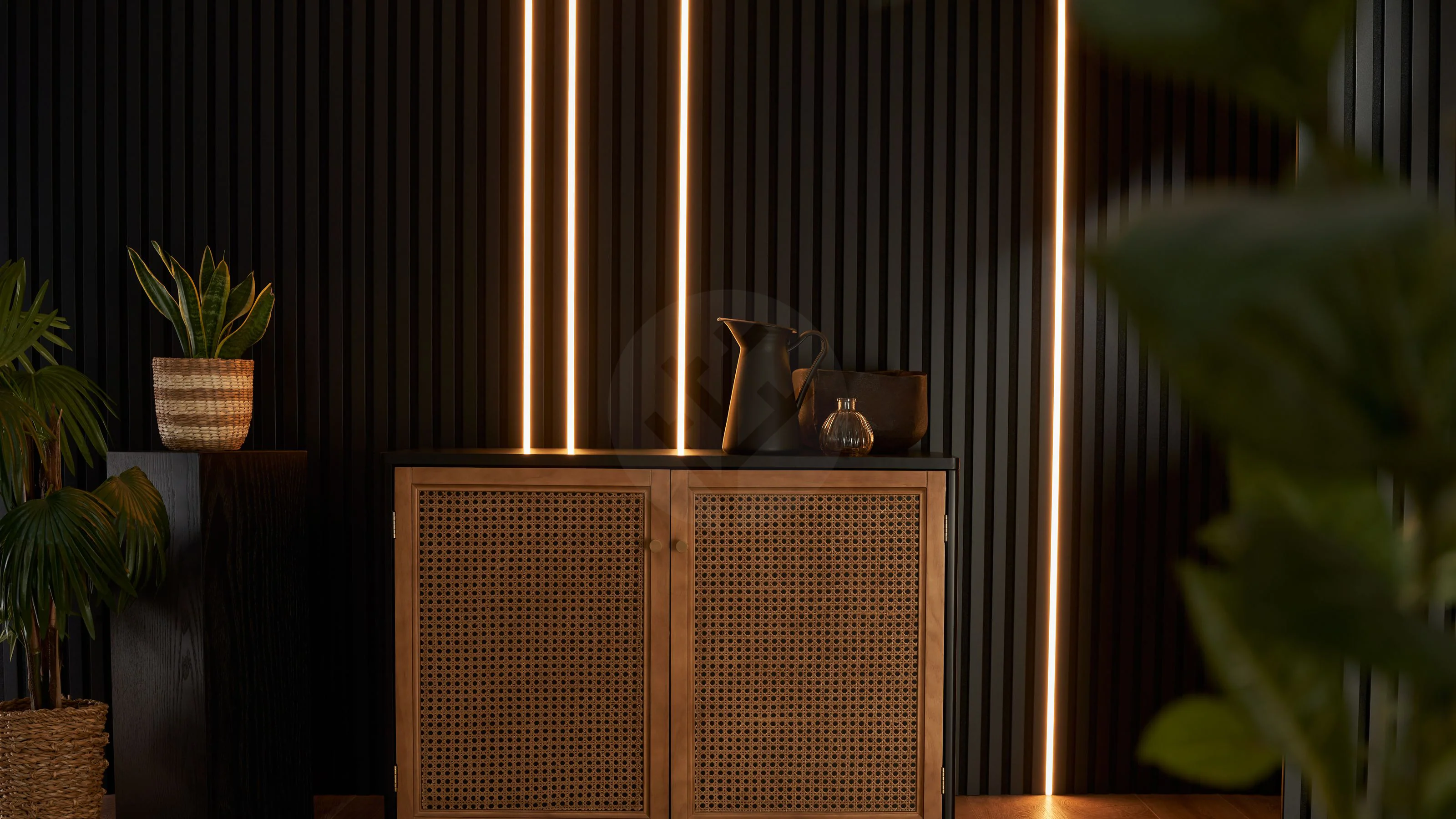 Acupanel® Contemporary Onyx Black Wrapped Acoustic Wall Panels - Image 14