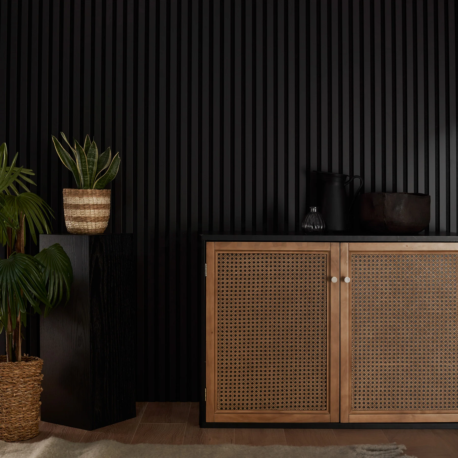 Acupanel® Contemporary Onyx Black Wrapped Acoustic Wall Panels - Image 8