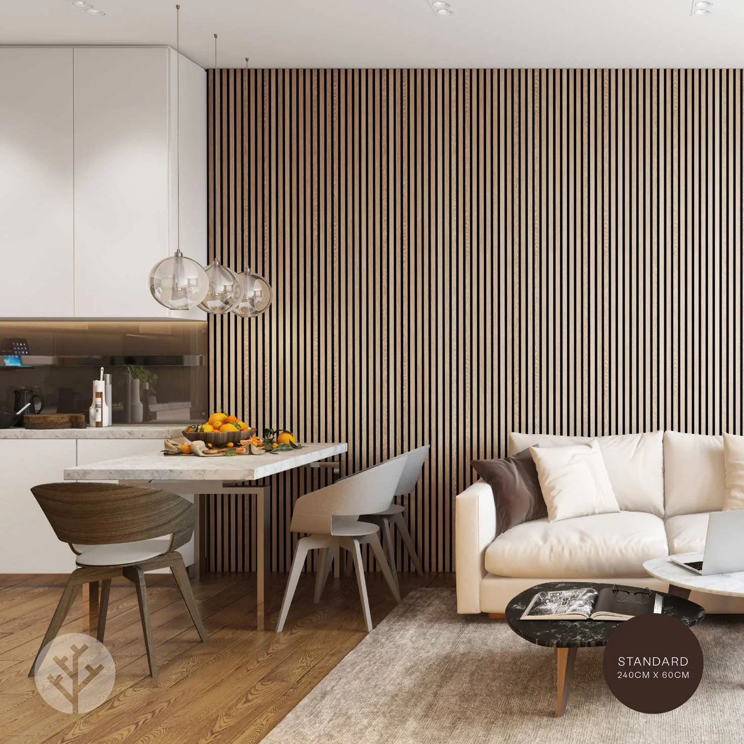 Acupanel® Contemporary Oak Acoustic Wood Wall Panels - Image 3