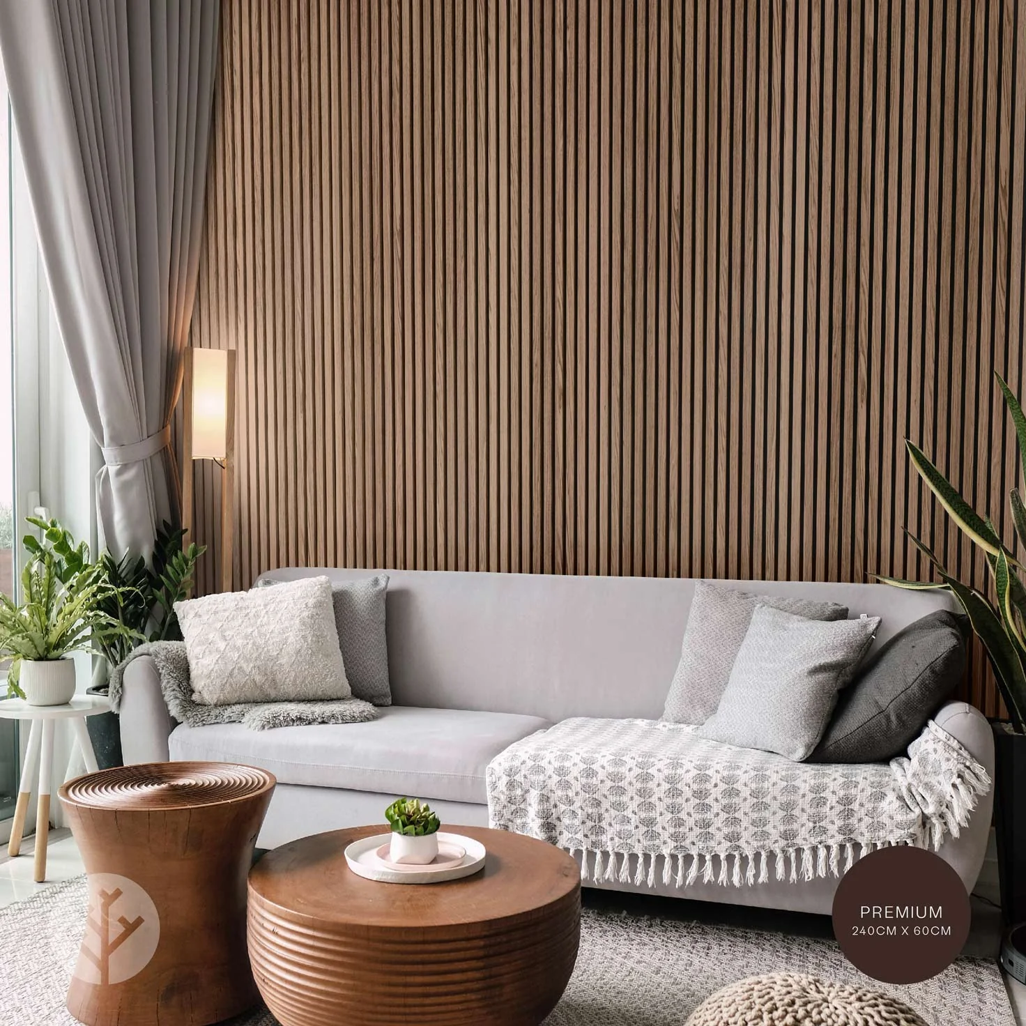 Acupanel® Contemporary Walnut Acoustic Wood Wall Panels - Image 10