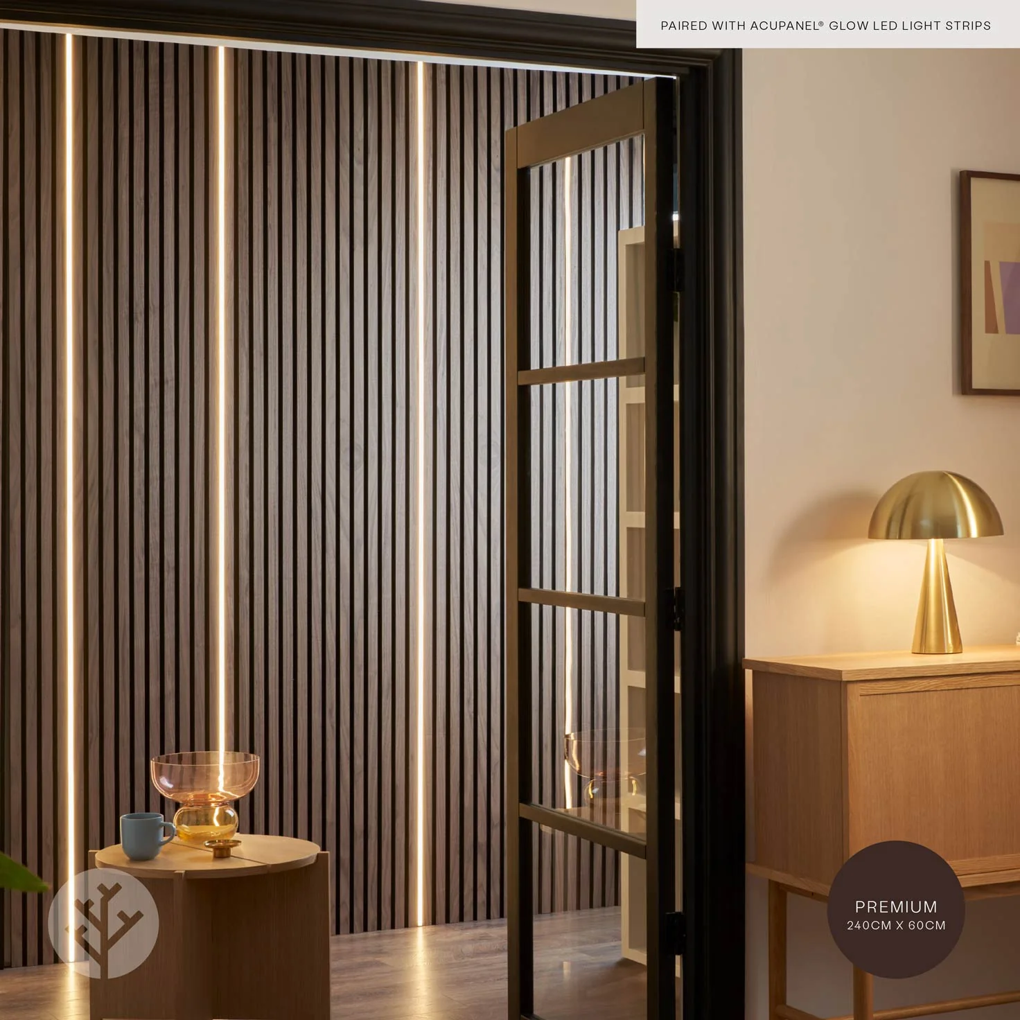 Acupanel® Contemporary Walnut Acoustic Wood Wall Panels - Image 12