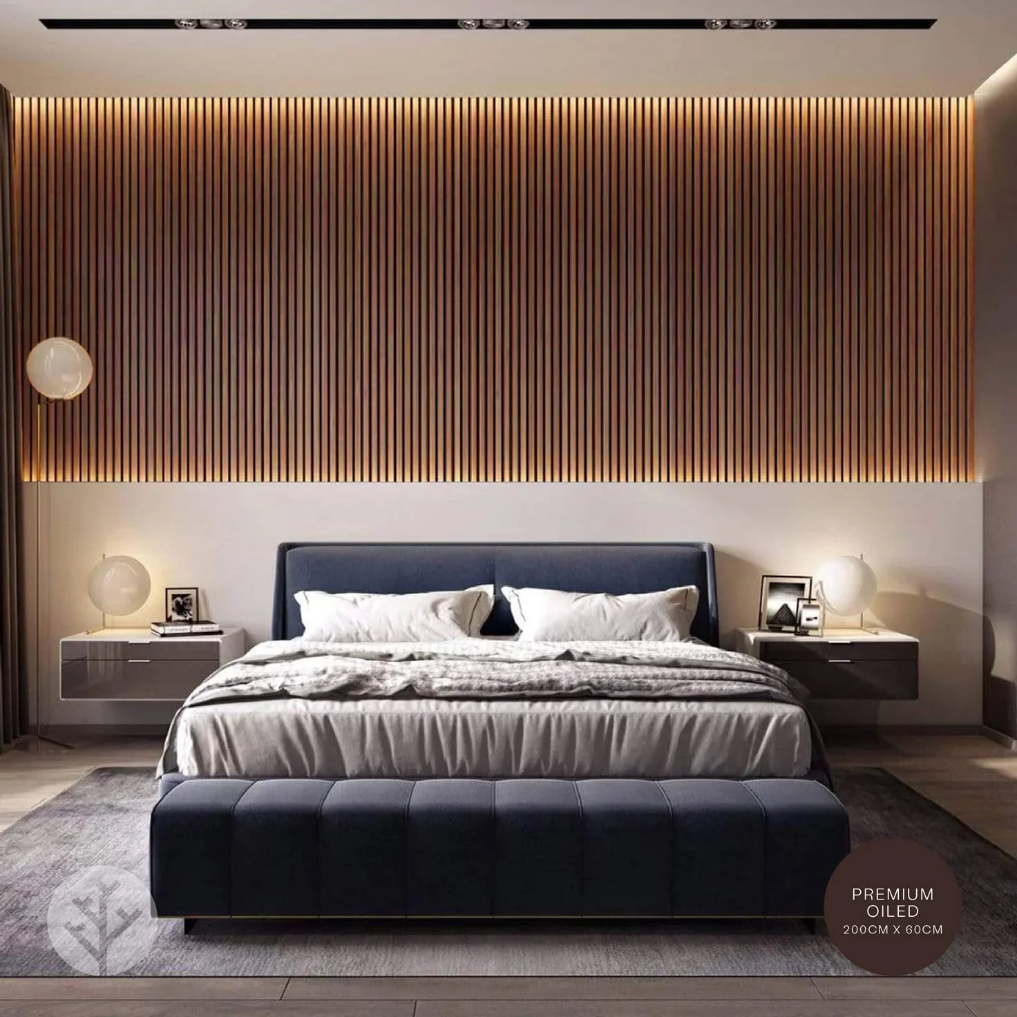 Acupanel® Contemporary Walnut Acoustic Wood Wall Panels - Image 13