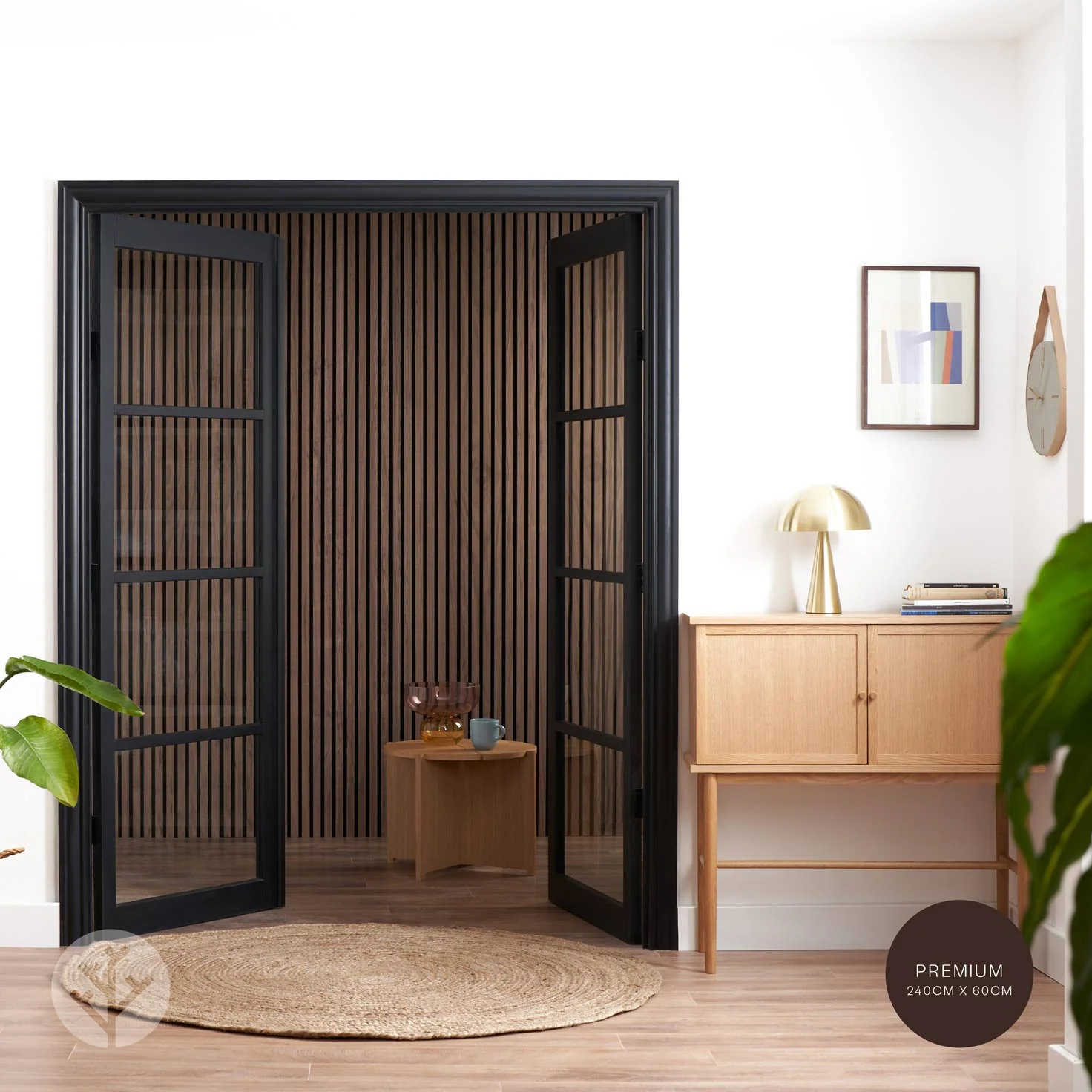 Acupanel® Contemporary Walnut Acoustic Wood Wall Panels - Image 19