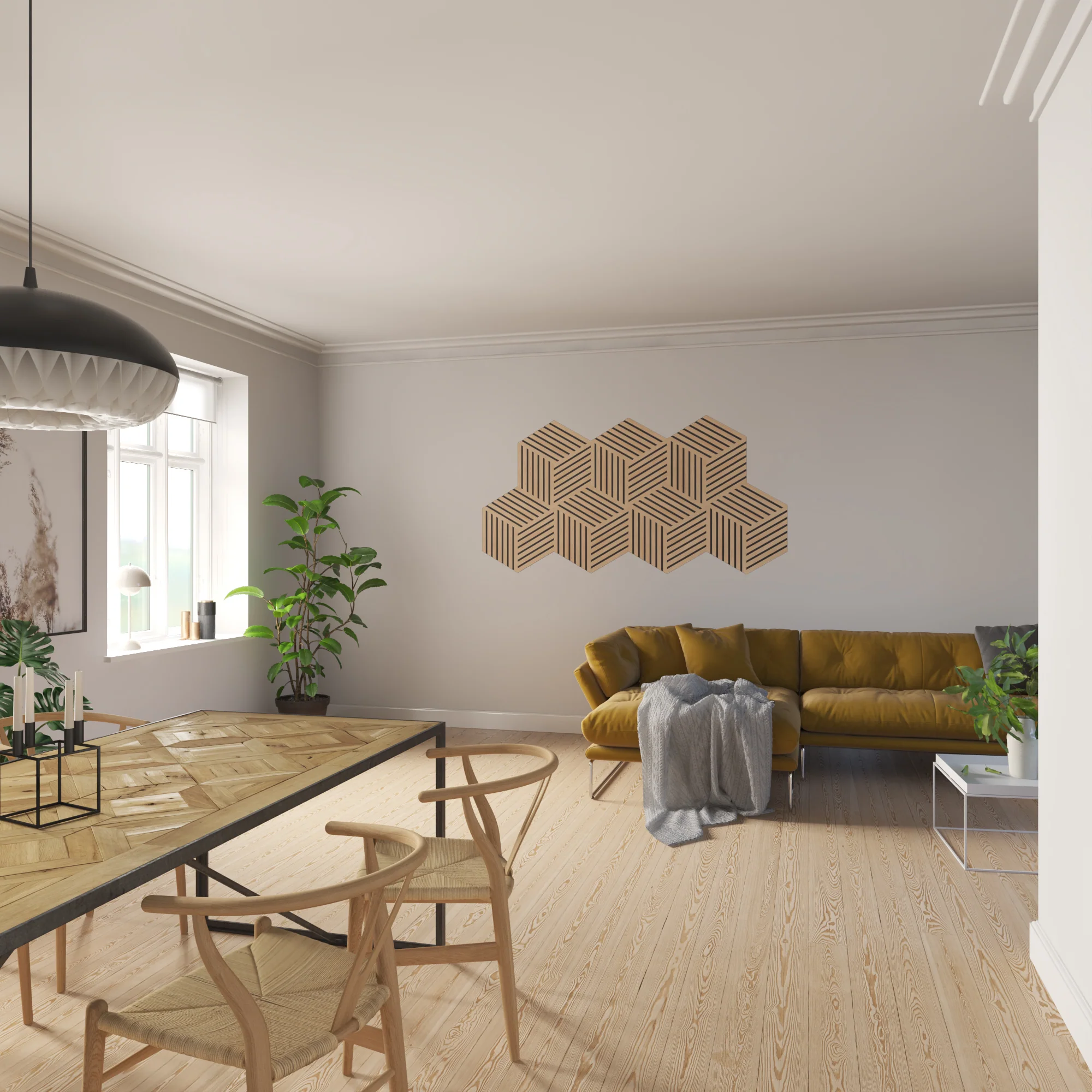 Acupanel® Elegance Rhombus Design Wall Decor - Image 11