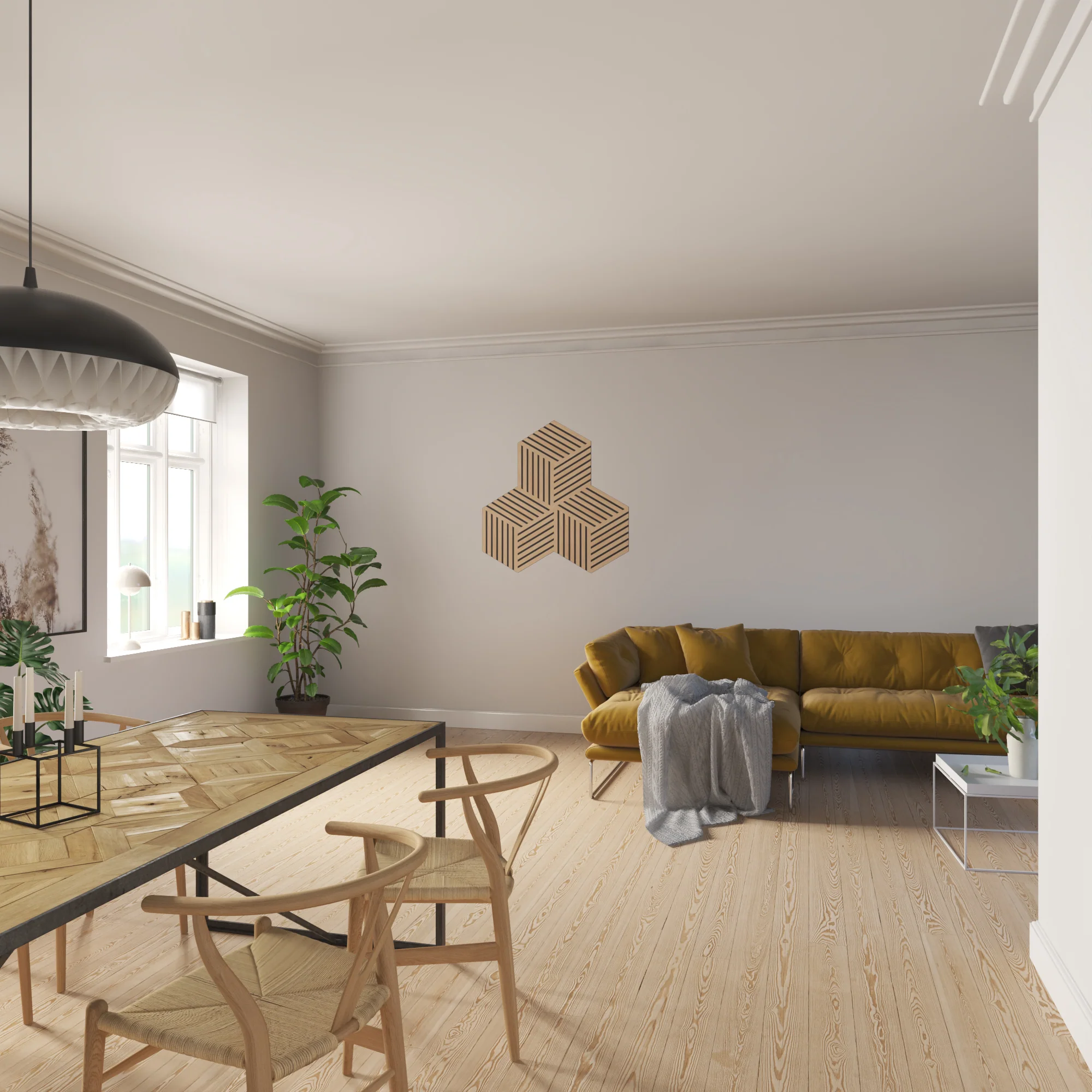 Acupanel® Elegance Rhombus Design Wall Decor - Image 8