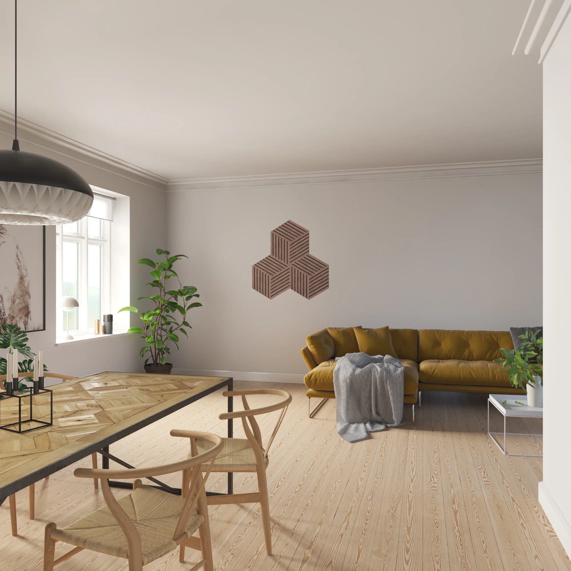 Acupanel® Elegance Rhombus Design Wall Decor - Image 9