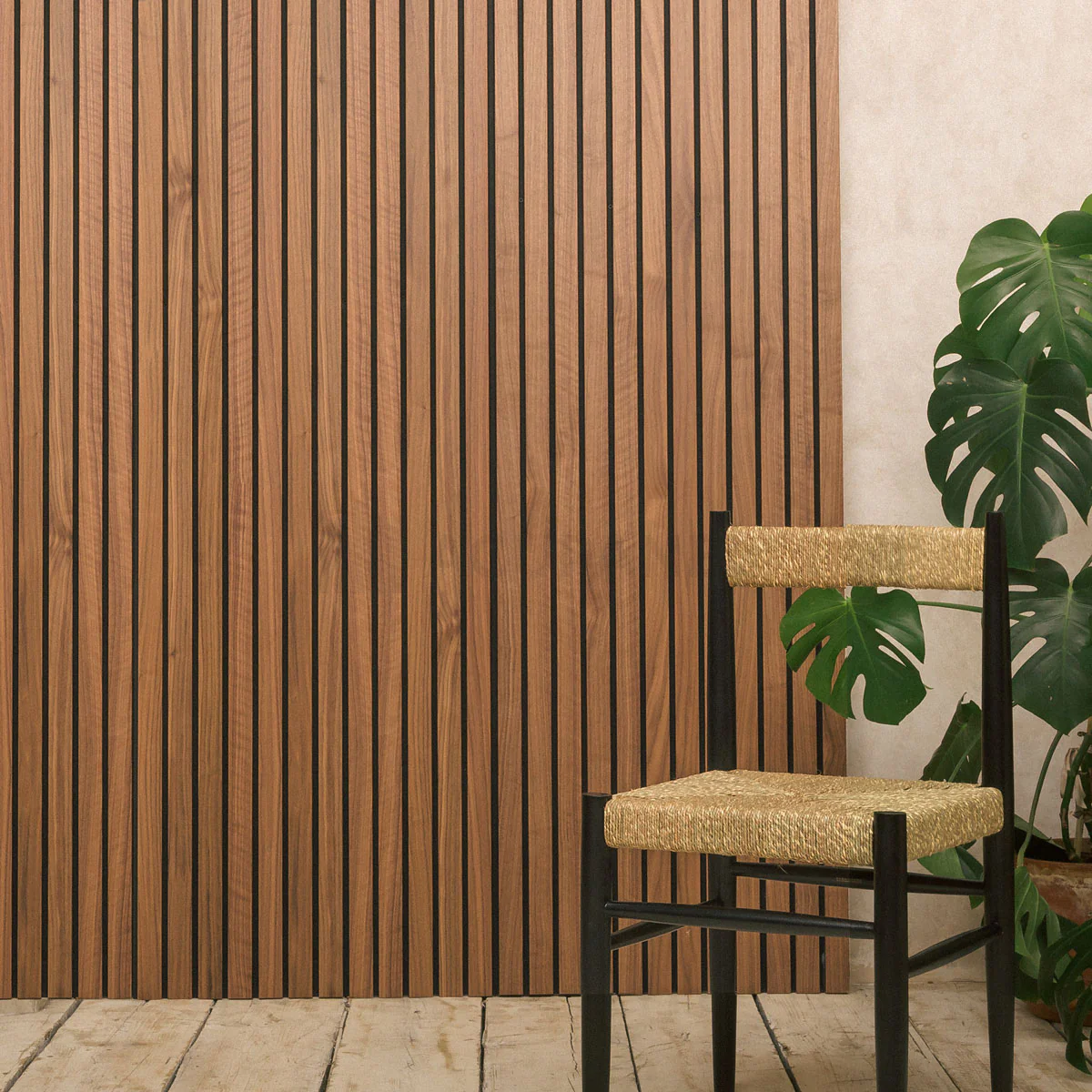 Acupanel® Luxe Natural Walnut Acoustic Wood Wall Panels - Image 16