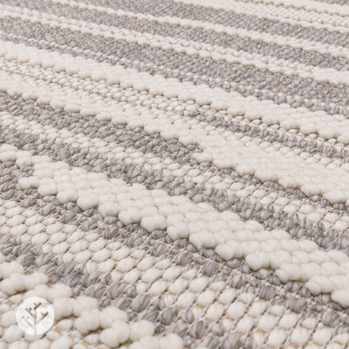 Matrix Grey Stripe Luxury Rug | WVH® - Image 3