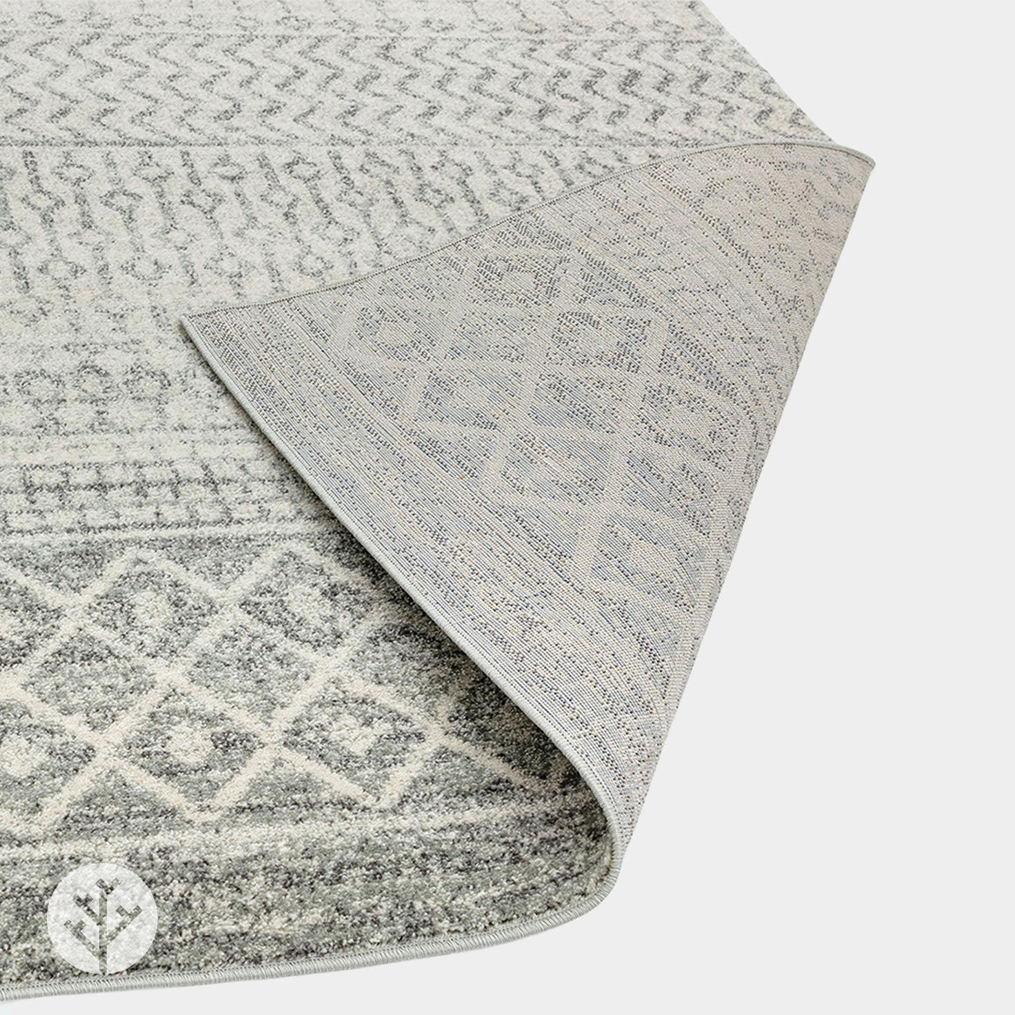 Moderni Grey Aztec Luxury Rug | WVH® - Image 4