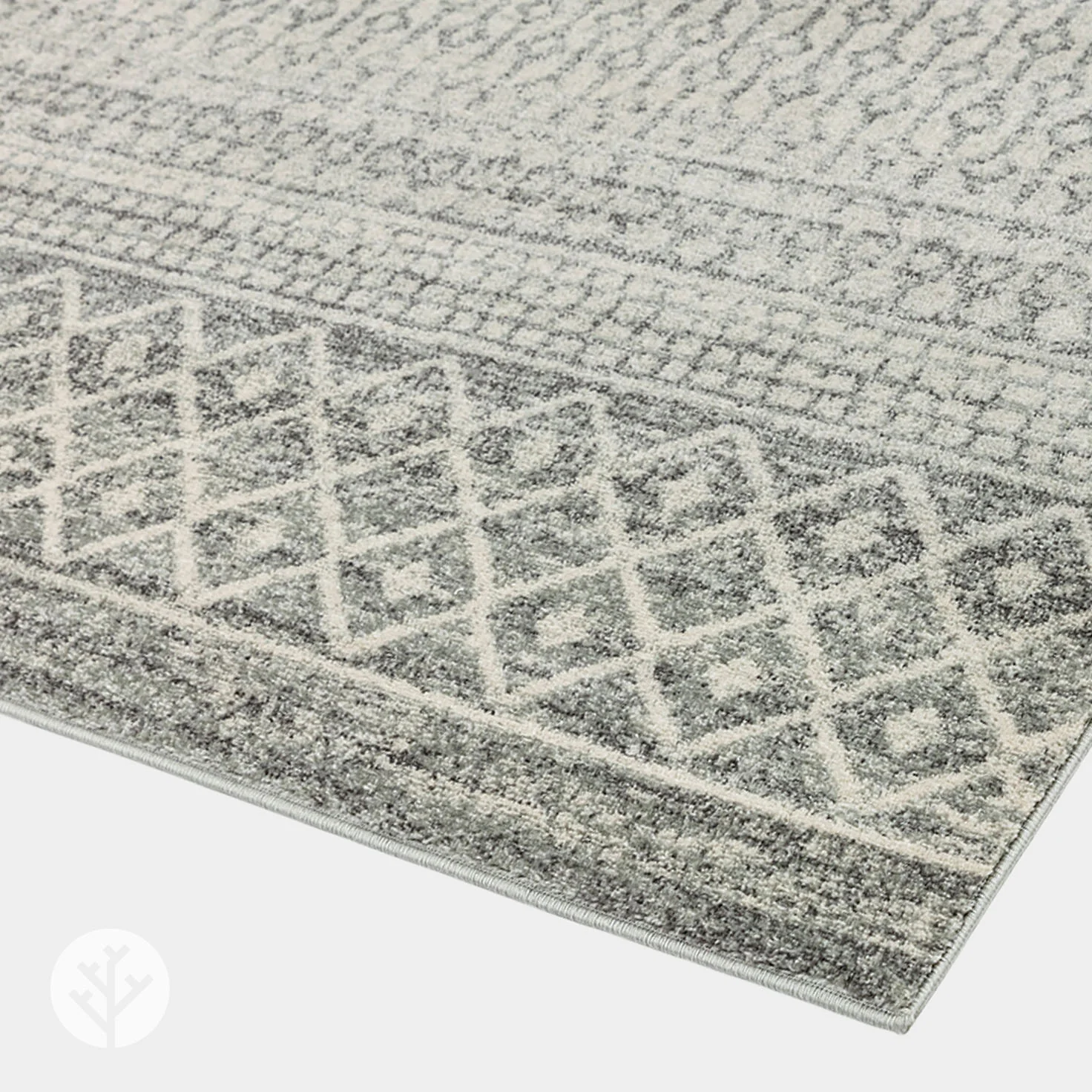 Moderni Grey Aztec Luxury Rug | WVH® - Image 5