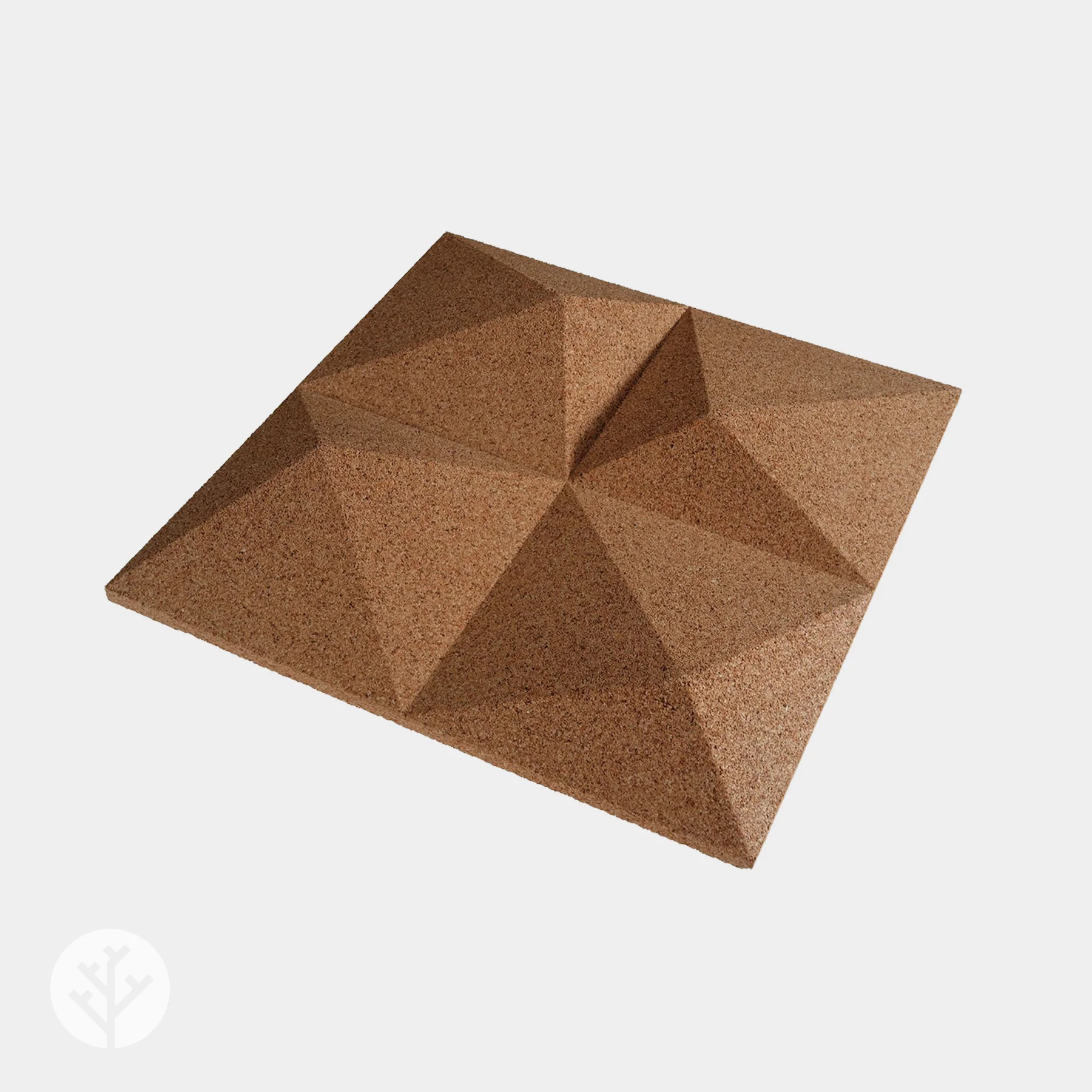 Muratto® Organic Peak Pattern Luxury Cork Wall Tiles - Image 19