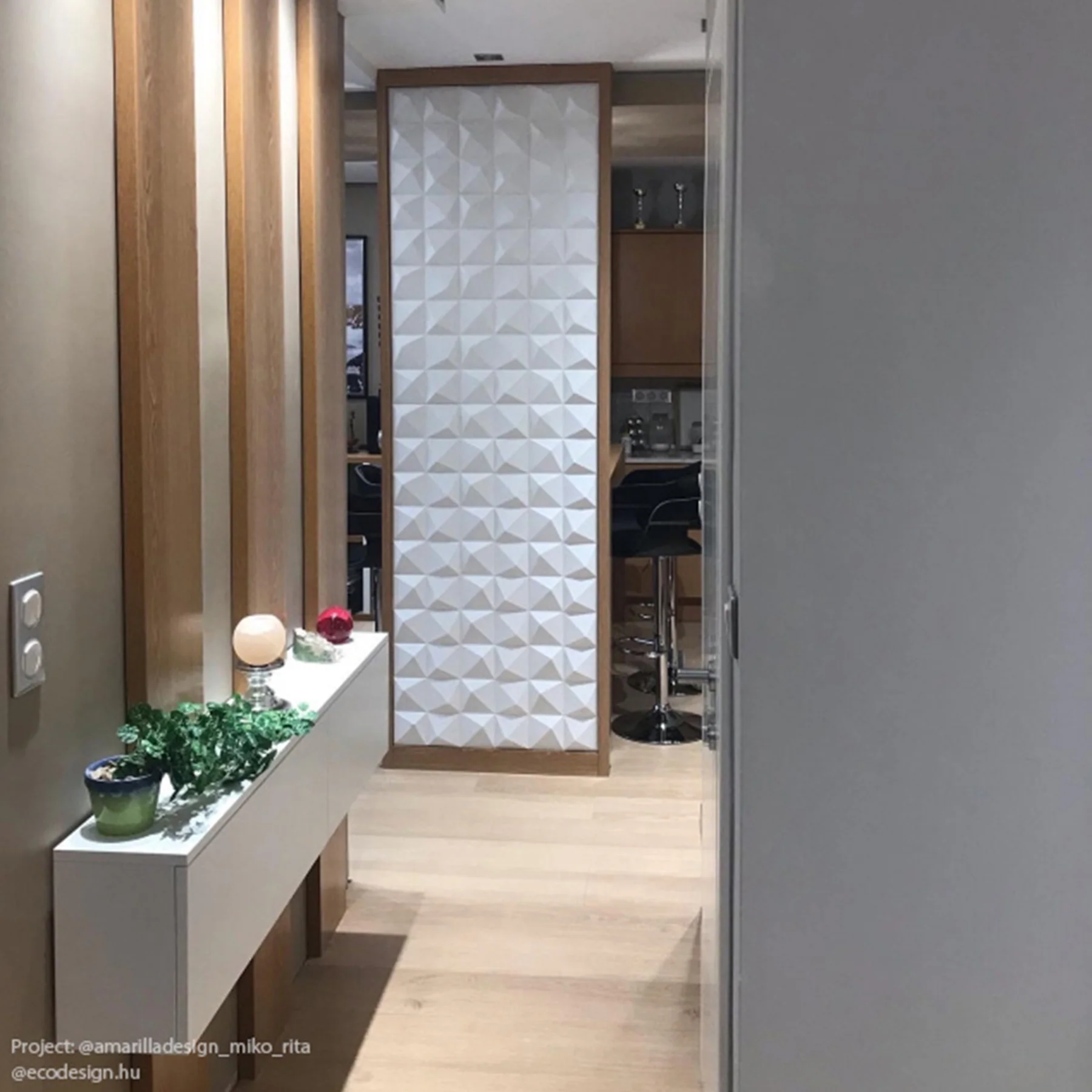 Muratto® Organic Peak Pattern Luxury Cork Wall Tiles - Image 21