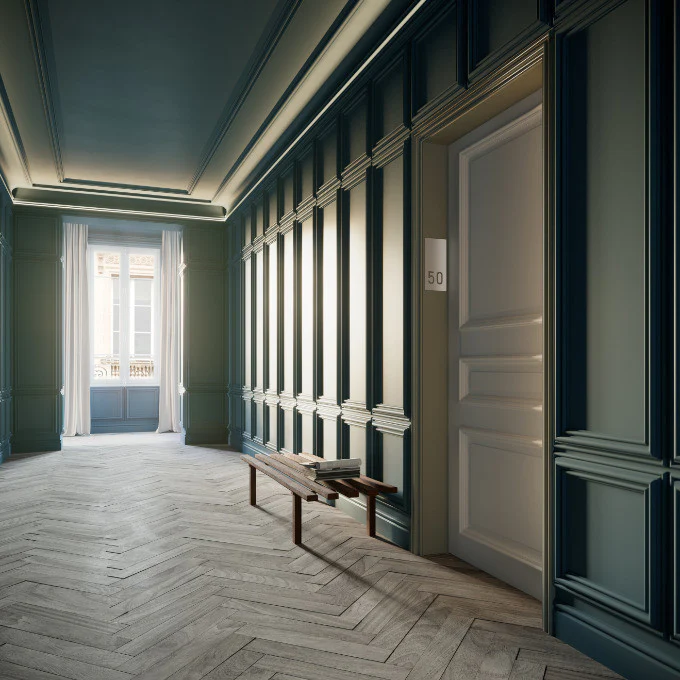 Autoire Square 3D Paintable Shaker-Style Wall Panels | Orac W121 - Image 6