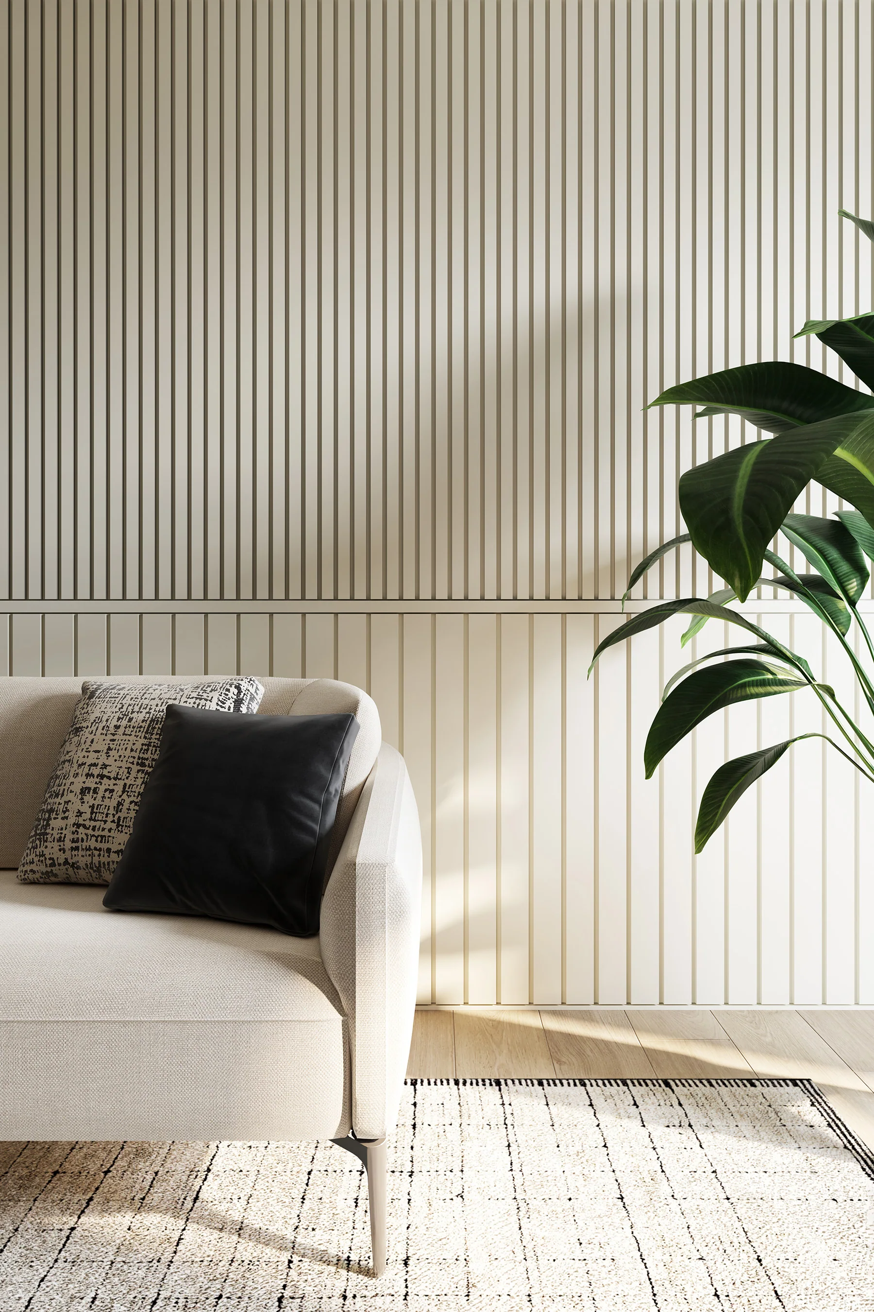 Slat 3D Paintable Wall Panels | Orac W111 - Image 12