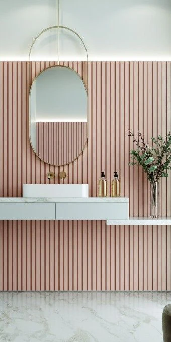 Slat 3D Paintable Wall Panels | Orac W111 - Image 14