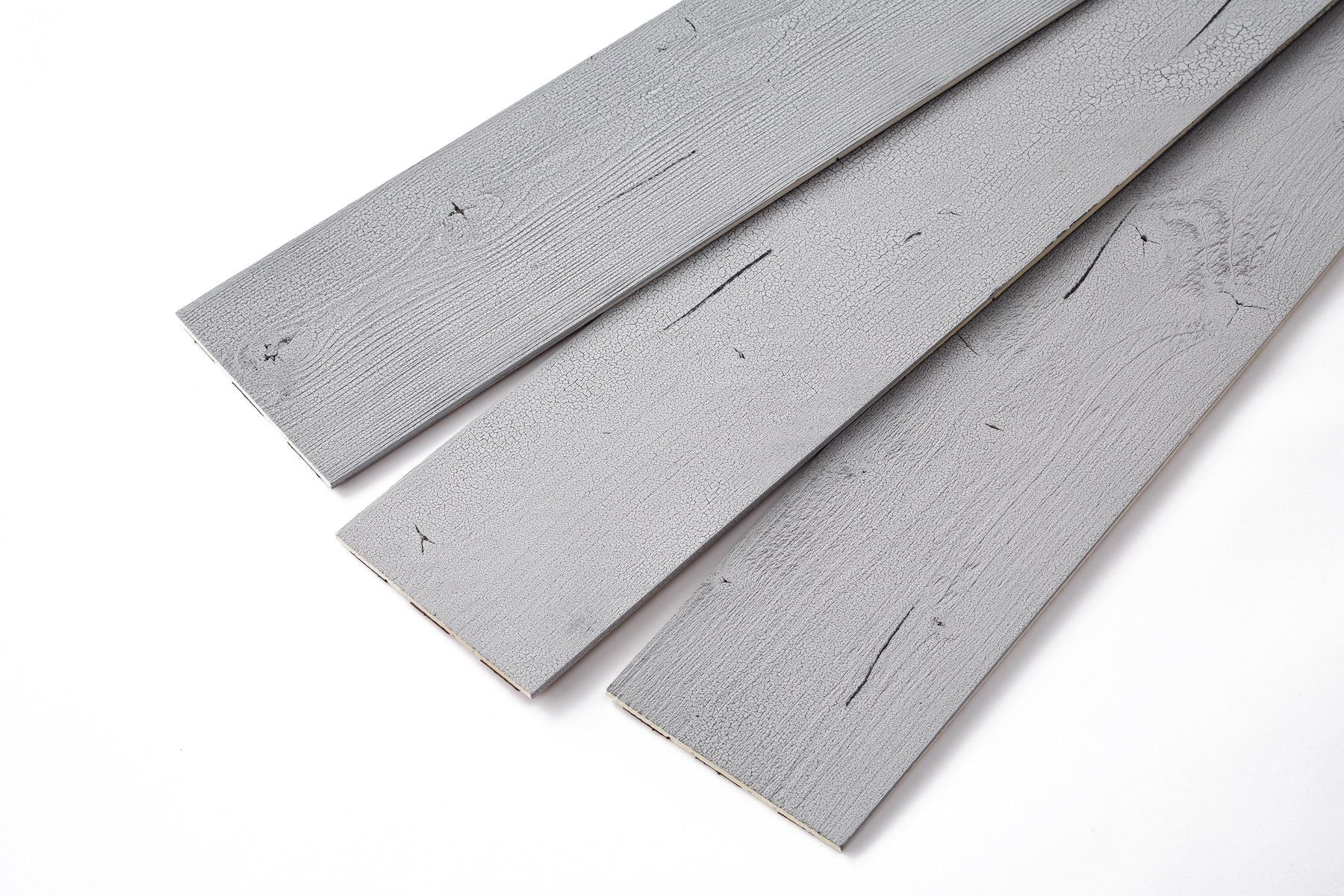 Silver Grey Peel and Stick Wood Wall Panels - Image 3