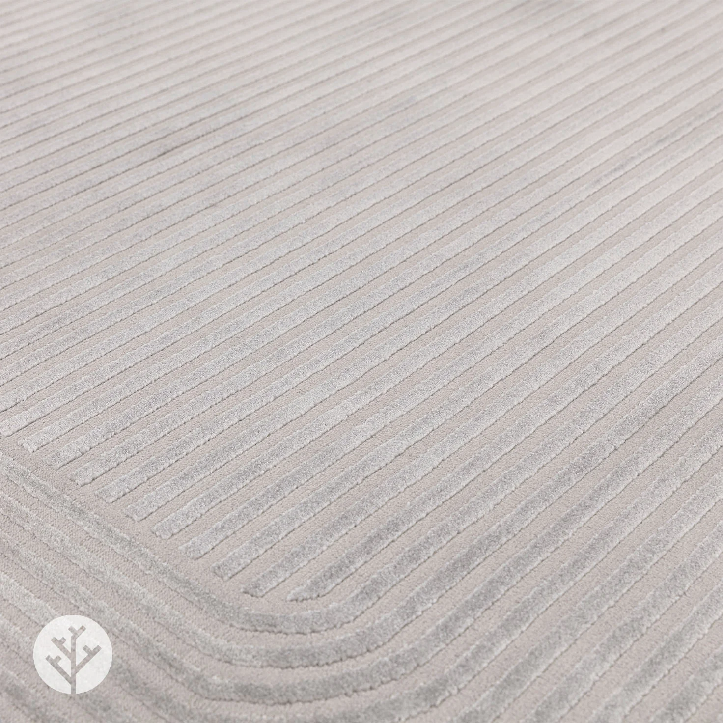 Urban Shape Silver and Grey Luxury Rug | WVH® - Image 3
