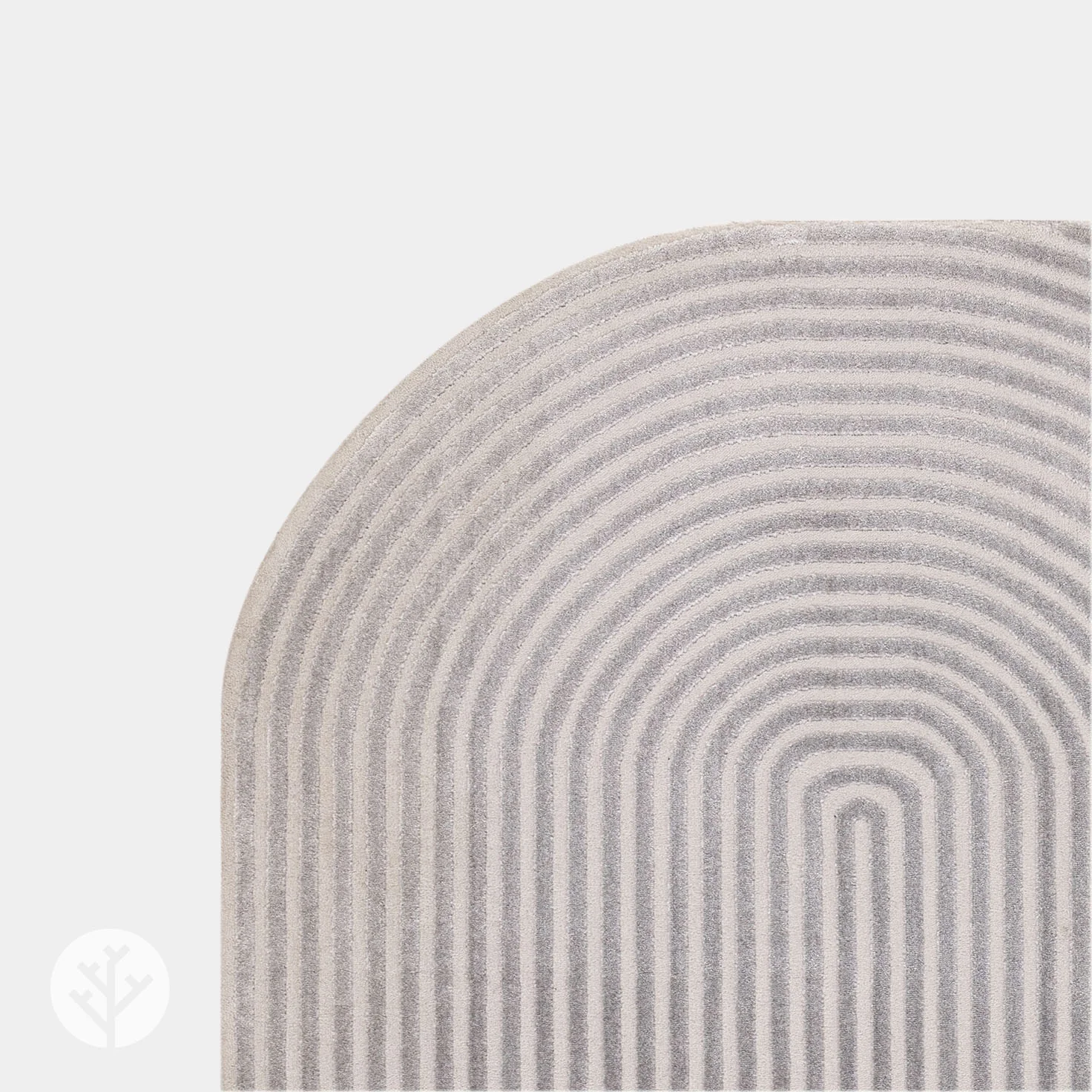 Urban Shape Silver and Grey Luxury Rug | WVH® - Image 5